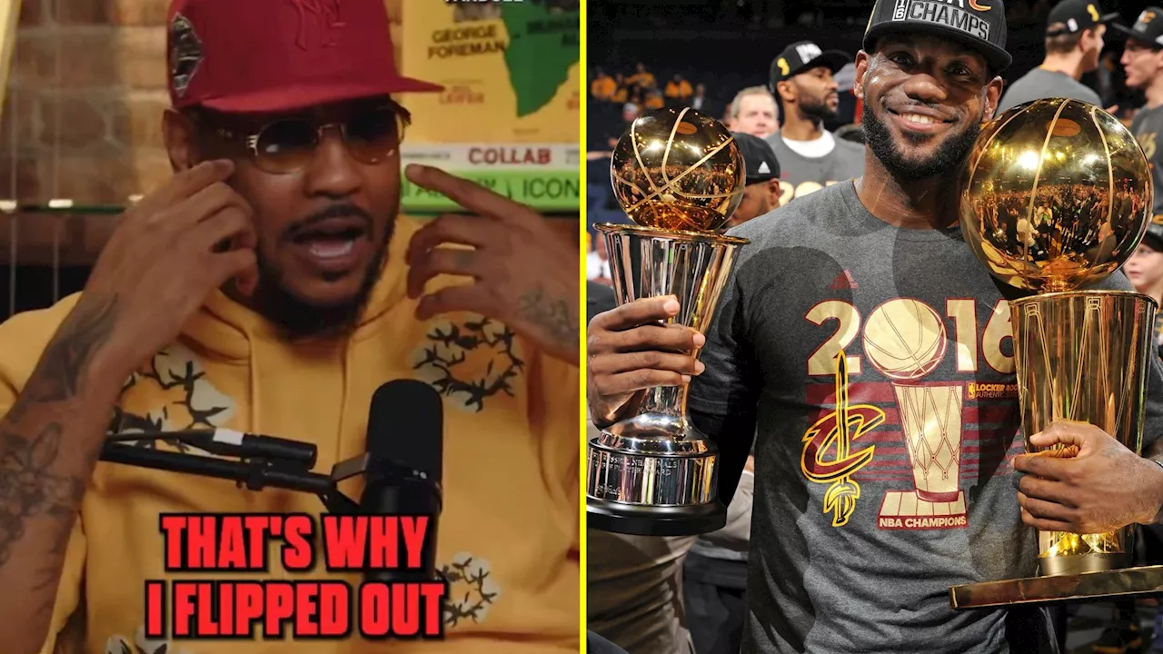 – Carmelo Anthony ripped up Knicks locker room after shock trade led LeBron’s Cavs...