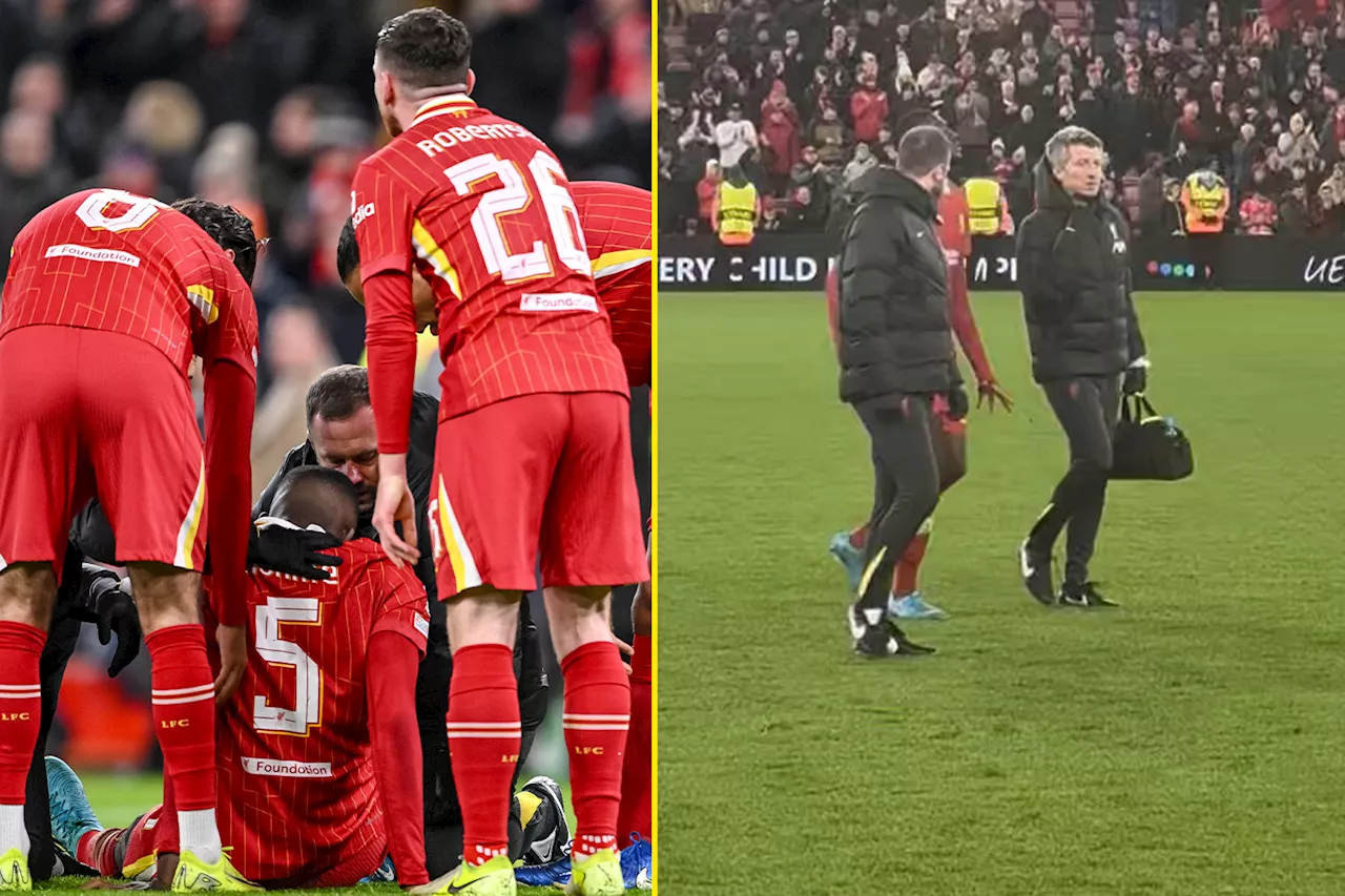 Liverpool star sparks fear he could miss Man City clash after hobbling off pitch against Real Madrid...