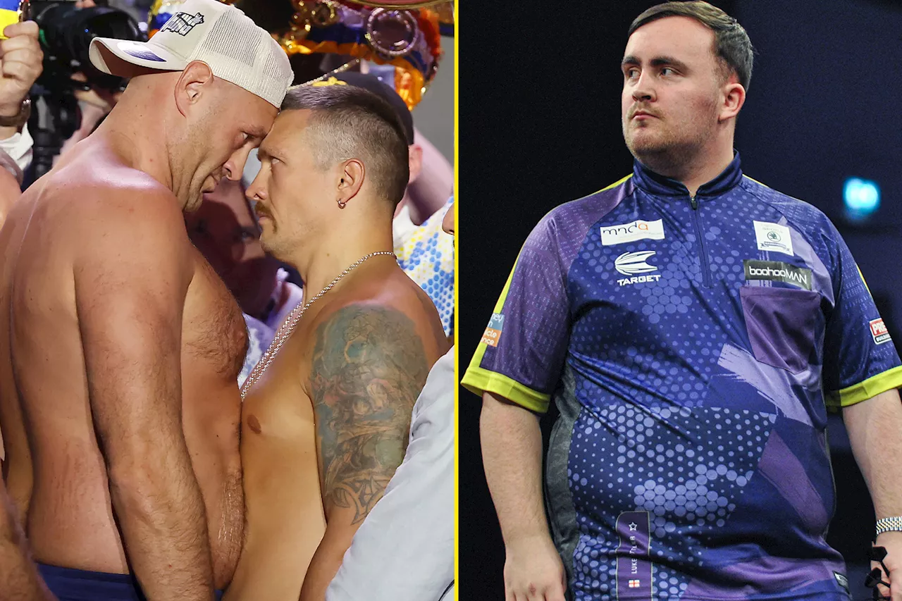 Luke Littler and Oleksandr Usyk vs Tyson Fury set to create colossal night as PDC World Championship times...