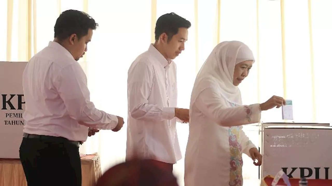 Hasil Quick Count Pilgub Jawa Timur Unggul, Khofifah-Emil Dardak Tumpengan