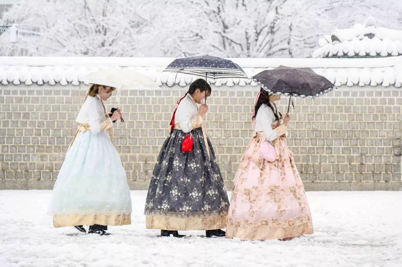 Seoul hit by record November snowfall