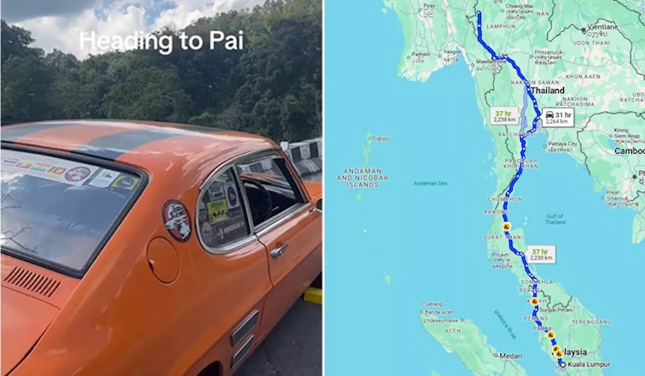 Vintage Car Enthusiast Embarks on 2,400km Road Trip from Kuala Lumpur to Mae Hong Son