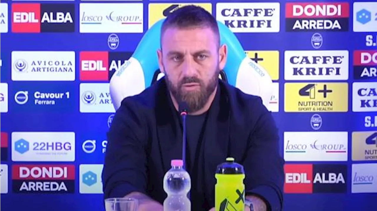 De Rossi e l'avventura alla SPAL: 'Nello spogliatoio mi vedevano come un oggetto non identificato'