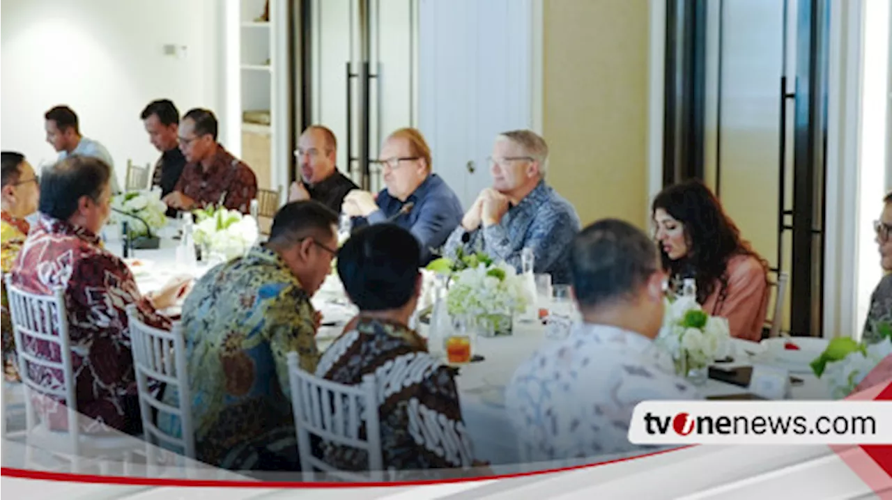 Bertemu Airlangga Hartarto, Sekjen OECD Yakin Keanggotaan RI Bisa Mendukung Visi Indonesia Emas 2045