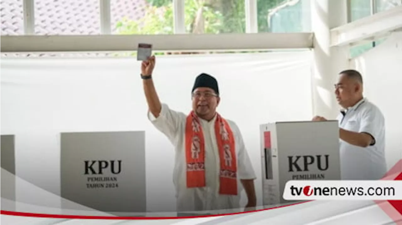 Pramono-Rano Menang Telak di TPS 65 Tempat Rano Karno Nyoblos