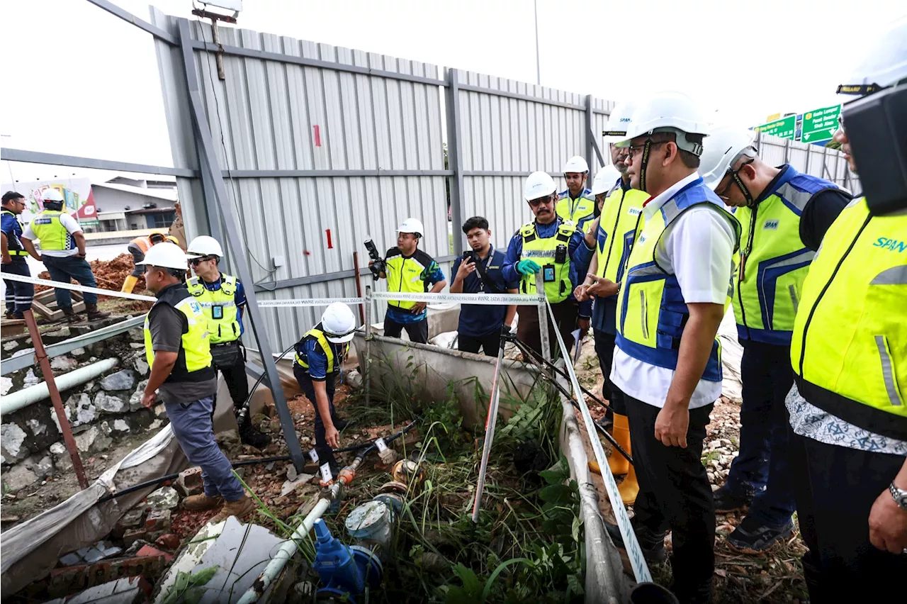 Illegal Water Connection at Construction Site Seized in Shah Alam