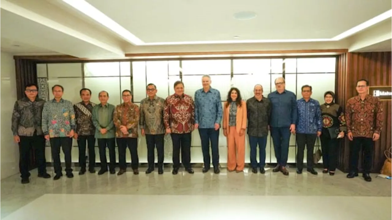 Hadiri Pertemuan dengan Menko Airlangga, Sekjen OECD: Keanggotaan Indonesia pada OECD Mendukung Visi Indonesia Emas 2045