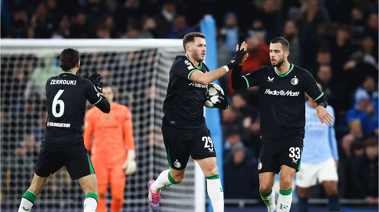 Santiago Gimenez Speelt Sterk en Scorent Belangrijk Doelpunt Tegen Manchester City