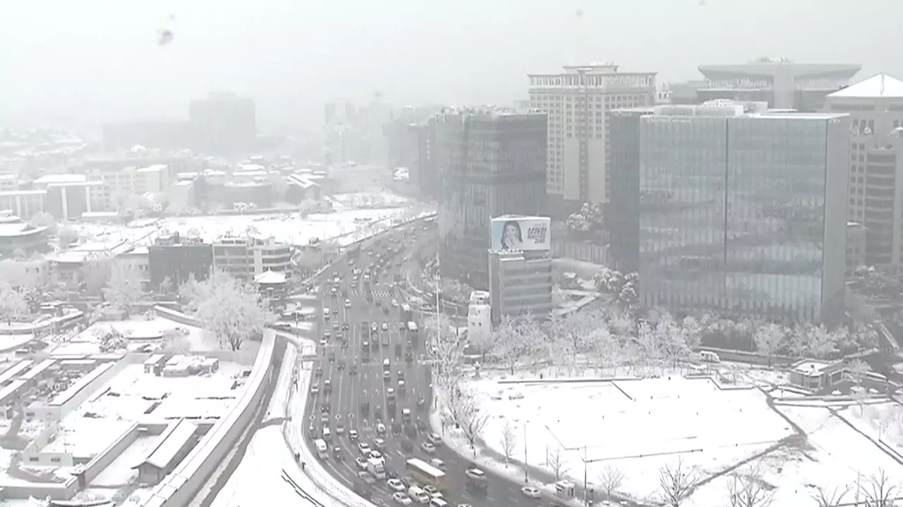 11월 폭설, 117년 만의 기록! 서울에서 10cm 이상 눈 예상