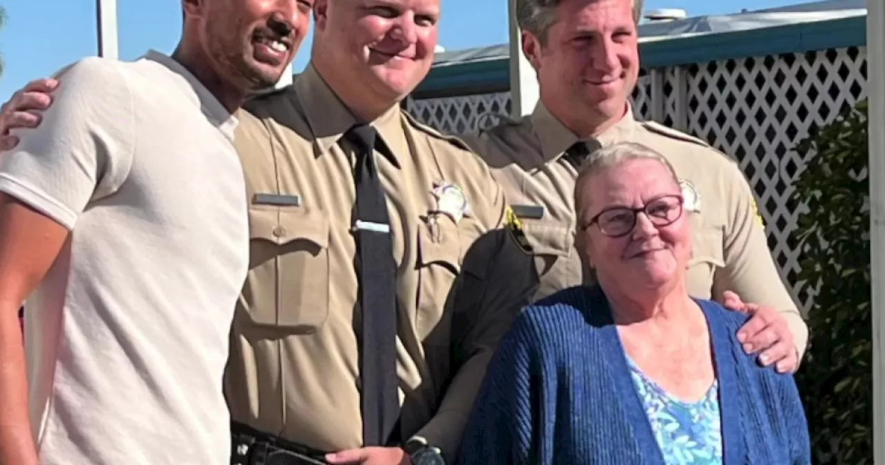 Vista woman survives mobile home fire thanks to deputies and good Samaritan