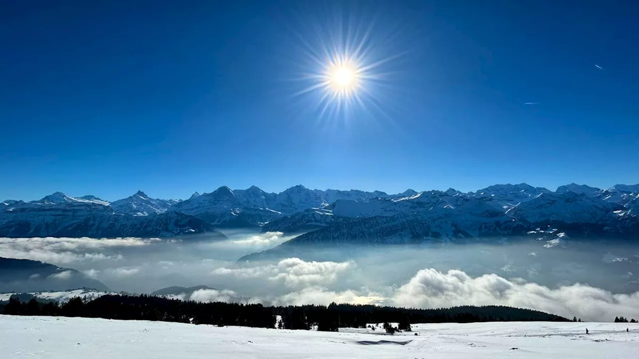 Wetter Schweiz: Am Wochenende scheint in den Bergen die Sonne