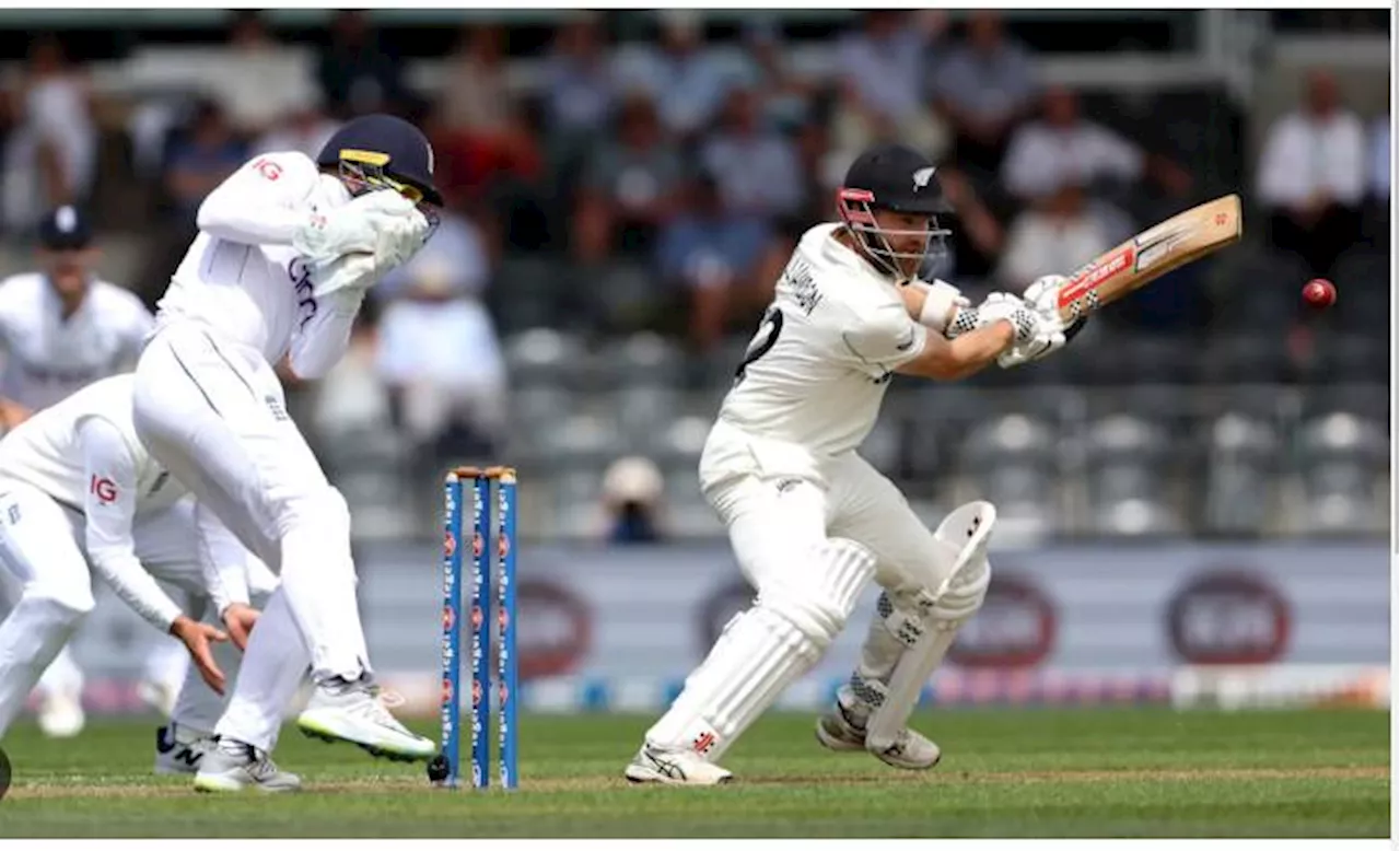 Kane Williamson Unbeaten 77 Leads New Zealand to 193-3 in First Test Against England