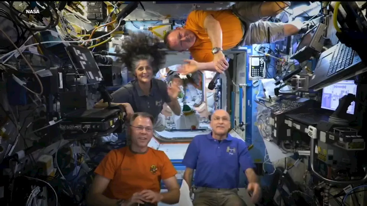 NASA astronauts share Thanksgiving message from ISS: 'We're thankful for zero gravity'