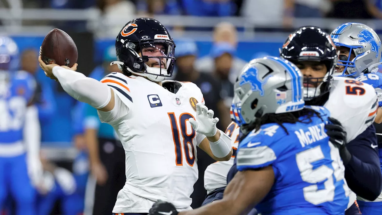 Chicago Bears lose to Detroit Lions on Thanksgiving after clock runs out on final play