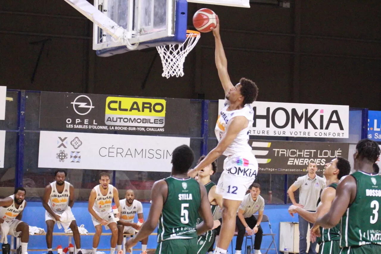 Les Sables Vendée Basket reçoit Lorient, un des favoris pour l'accession en Pro B