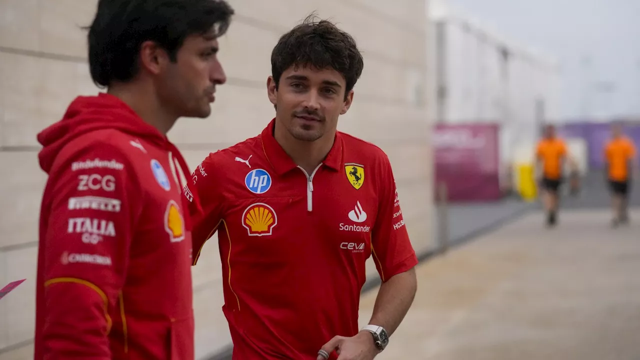 Ferrari teammates Charles Leclerc and Carlos Sainz Jr. clear the air after frustration in Las Vegas