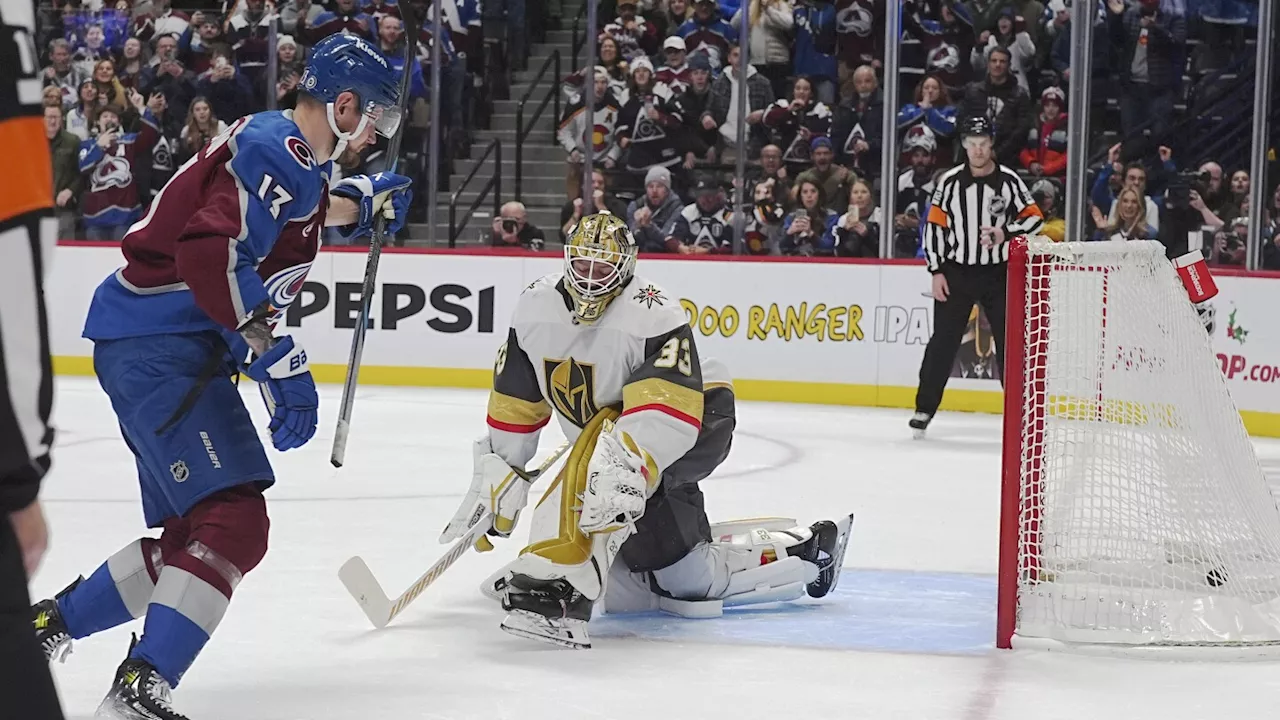 Nichushkin Scores Winning Goal in Avalanche's Victory Over Golden Knights