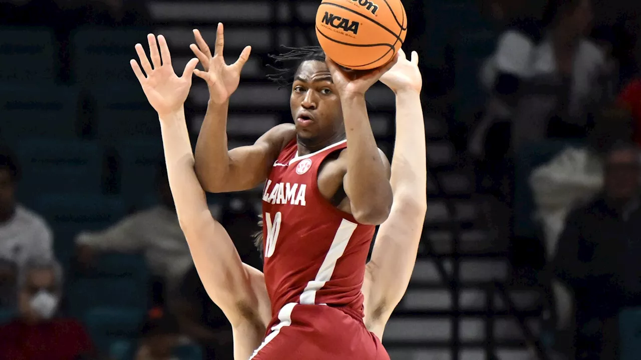 No. 9 Alabama survives scare from Rutgers, advances to Players Era championship with 95-90 win