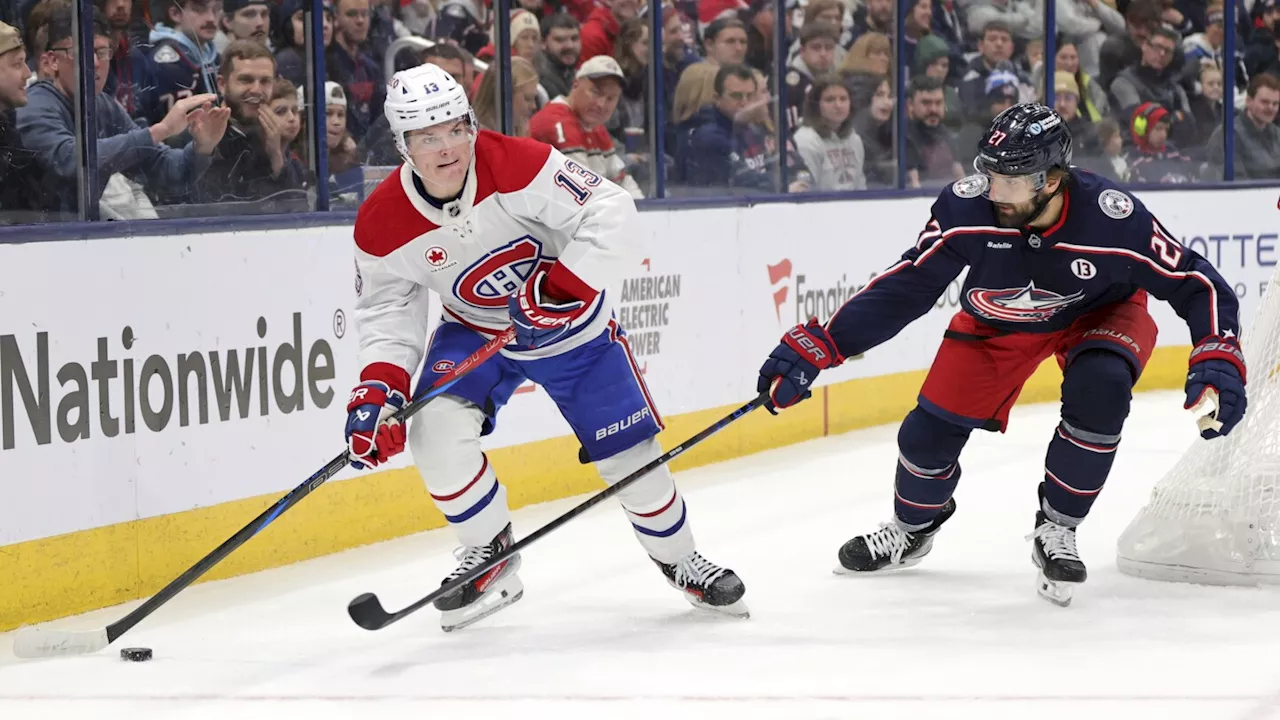 Suzuki scores in OT to give the Canadiens a 4-3 victory over the Blue Jackets