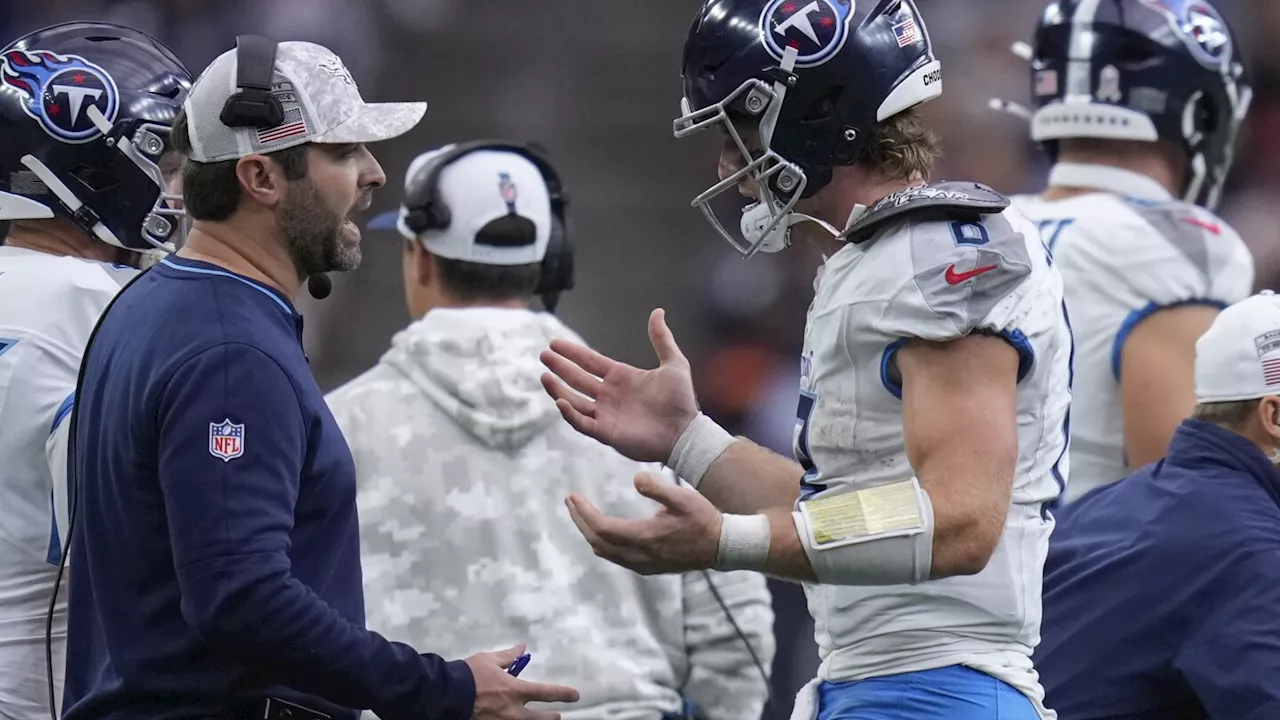 Titans working with QB Will Levis to cut down on the number of sacks he takes