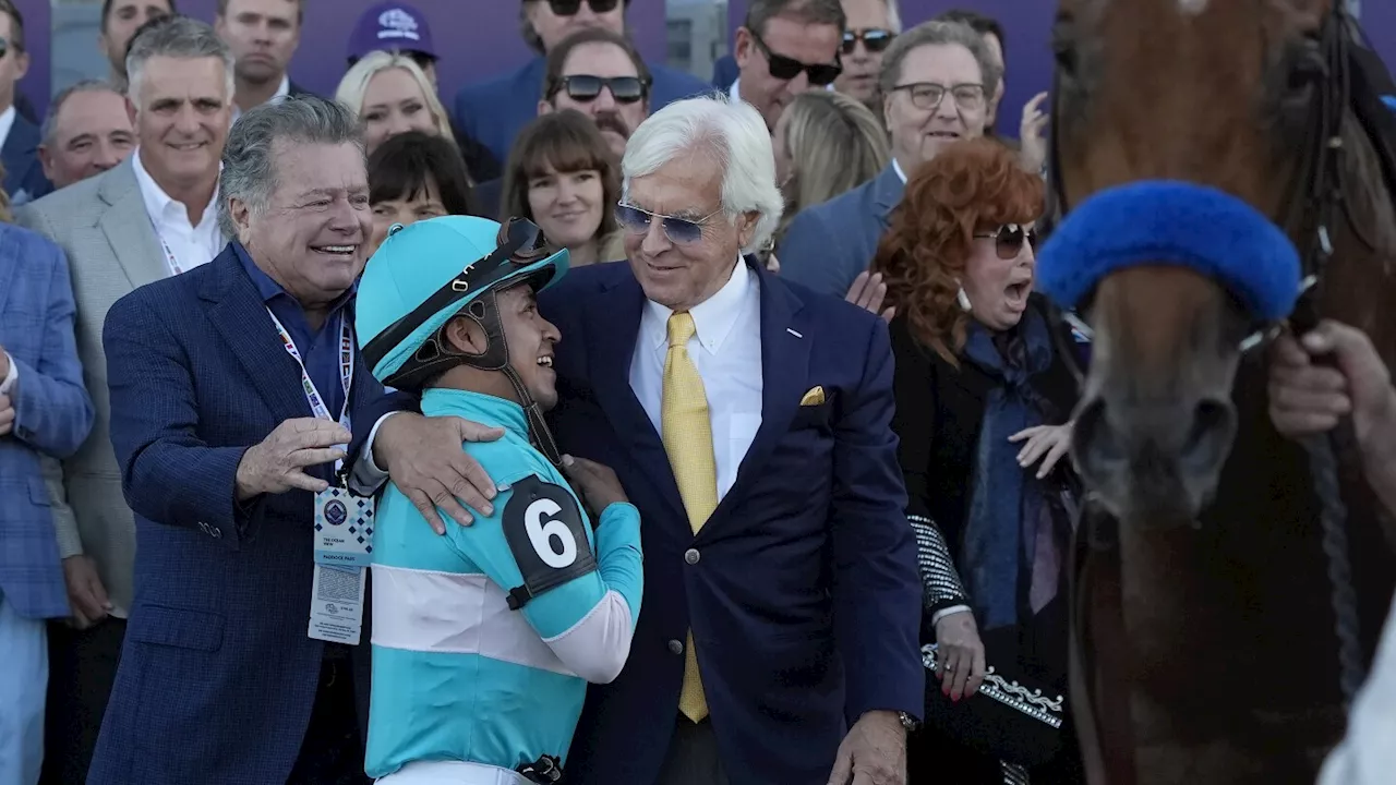 Trainer Bob Baffert wins 1st race back at Churchill Downs after the end of his 3-year suspension