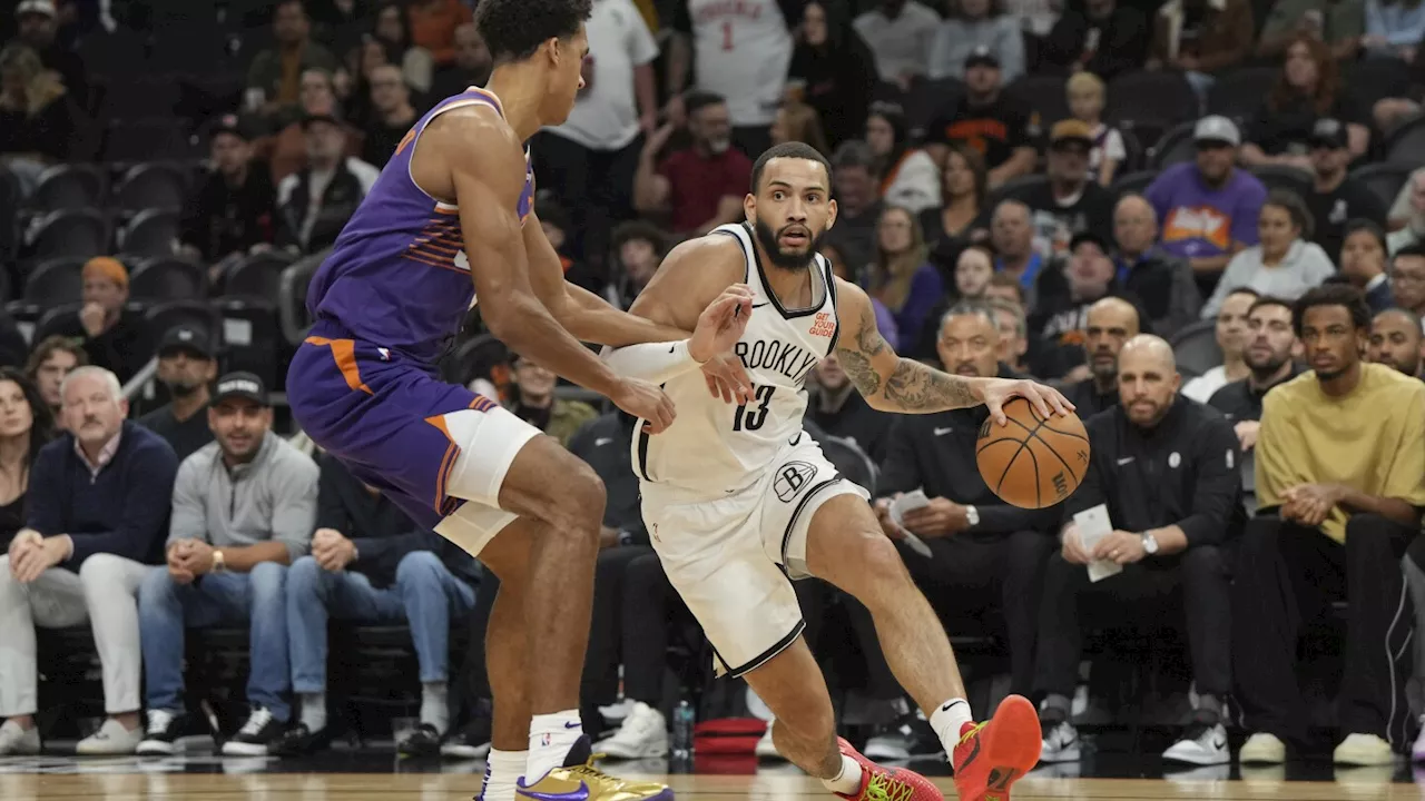 Tyrese Martin scores a career-high 30 points, leading the Nets past the Suns 127-117