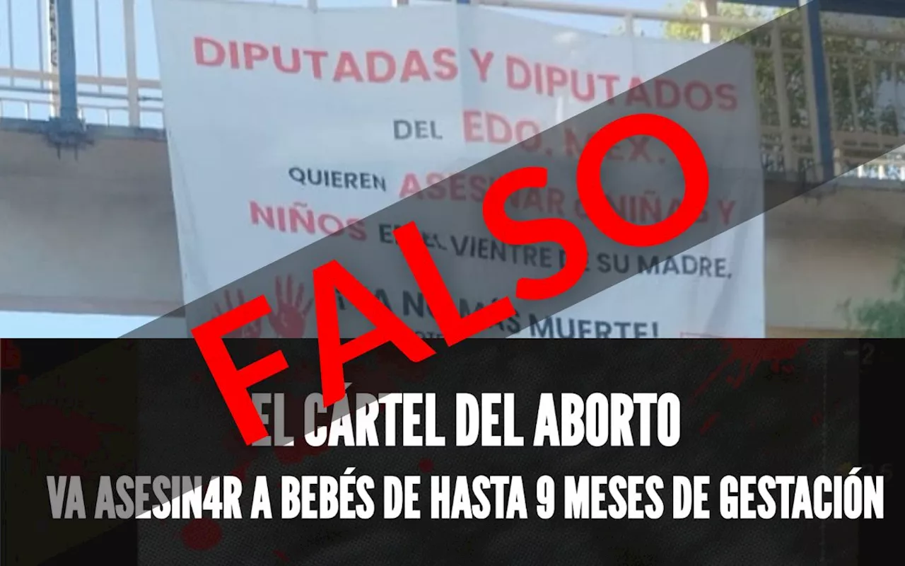 Es falso que Congresos estatales legalicen el 'asesinato de bebés hasta los 9 meses'