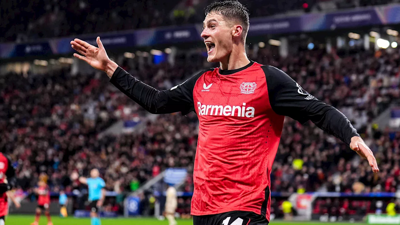 Patrik Schick feiert erstes Champions-League-Tor für Bayer Leverkusen