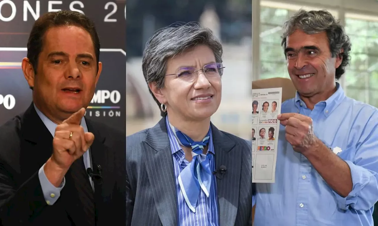 Encuesta Invamer: Sergio Fajardo, Claudia López y Germán Vargas Lleras son los más preferidos para las elecciones presidenciales de Colombia