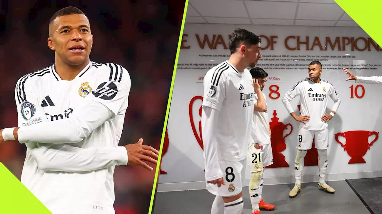 Awkward Tunnel Moment Highlights Mbappé’s Struggles at Real Madrid After Liverpool Defeat