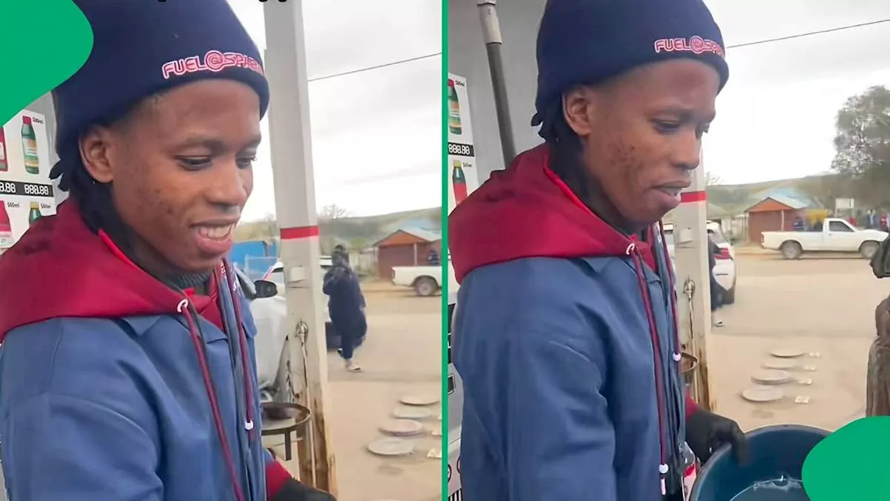 South African Petrol Attendant Goes Viral for Extra Mile Effort