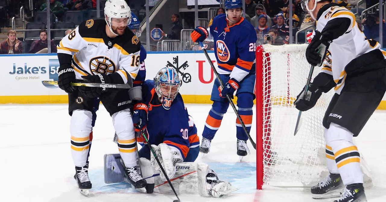 Zacha, Marchand each score twice as Bruins beat Islanders