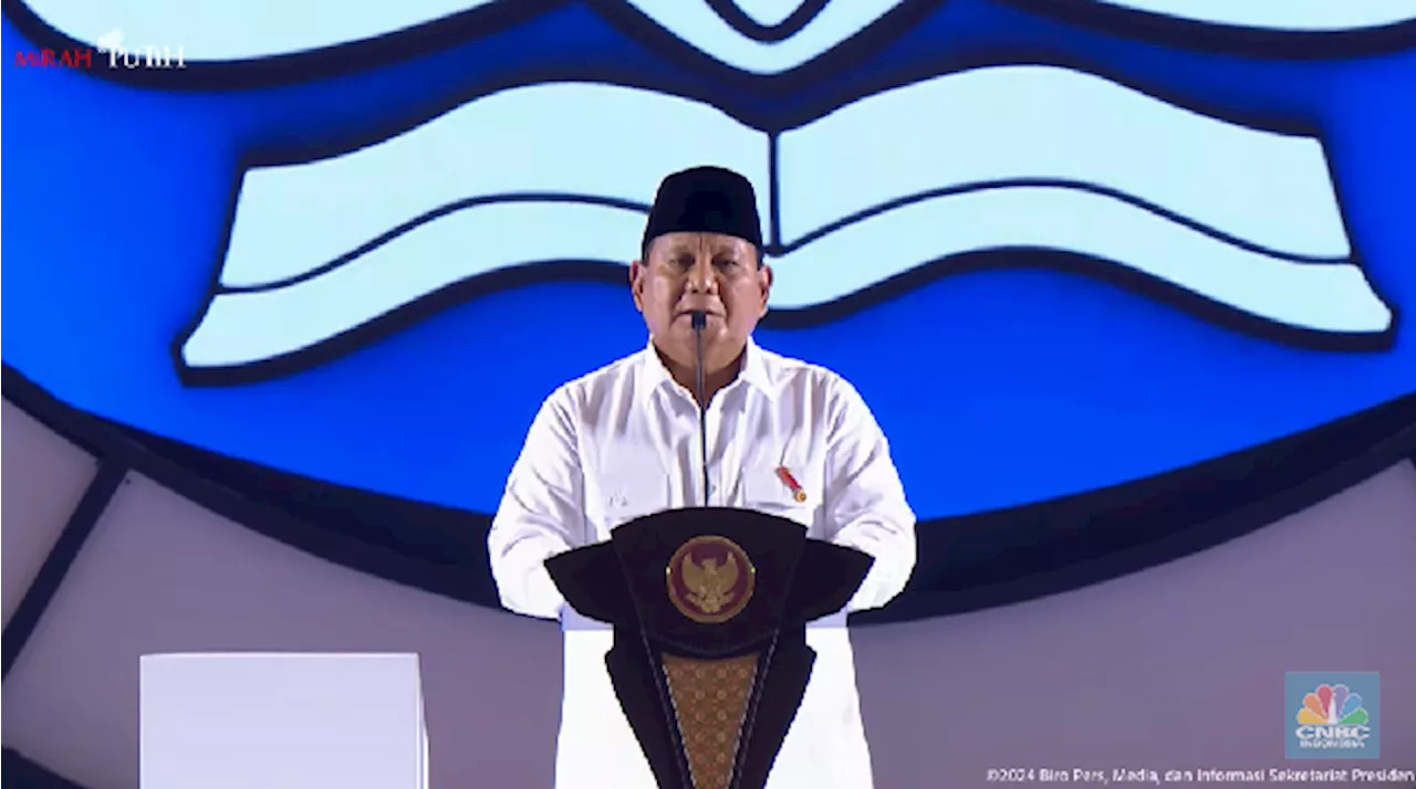 Momen Prabowo Menangis Ketika Bicara Kesejahteraan Guru