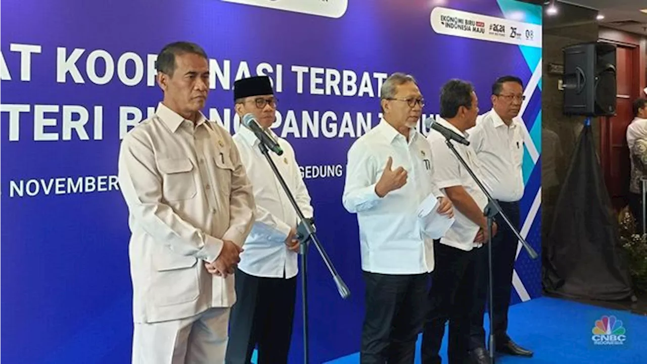 Zulhas Pimpin Rapat Bahas Irigasi Sampai Impor Garam, Begini Hasilnya