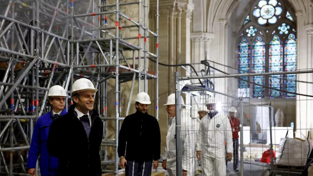 Emmanuel Macron effectuera sa dernière visite de Notre-Dame de Paris vendredi 29 novembre