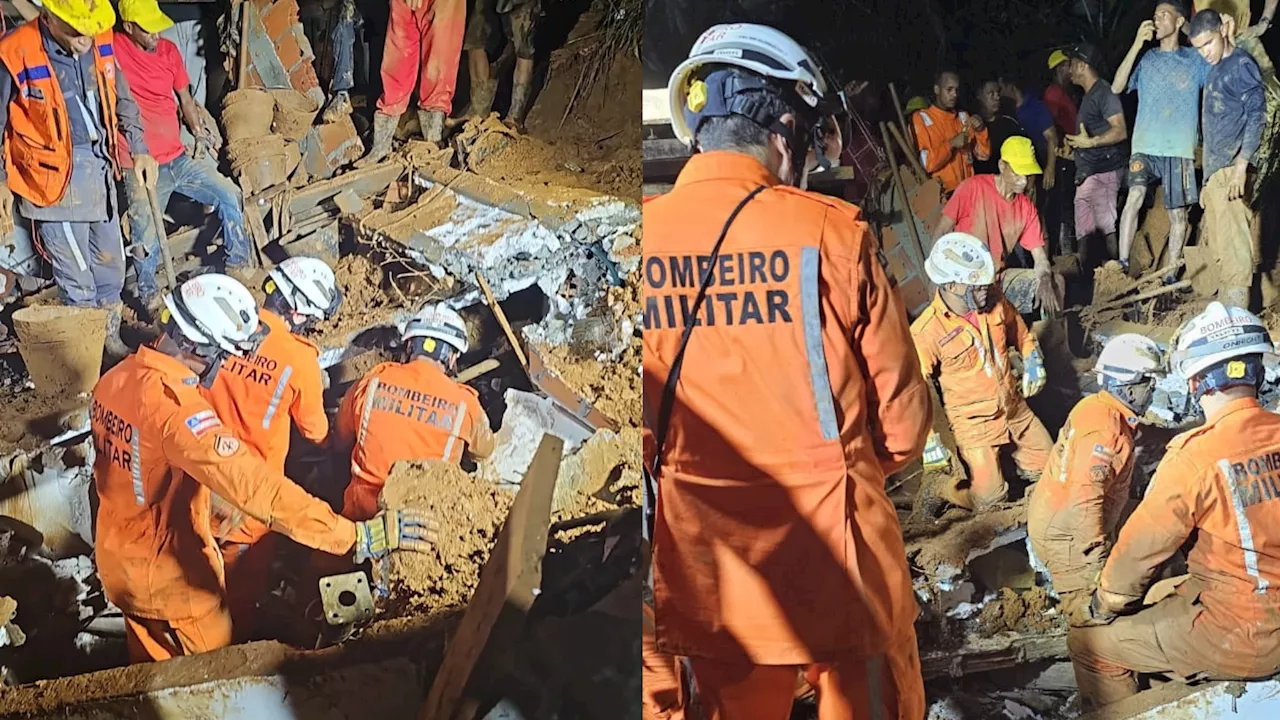 Fortes chuvas em Salvador: uma pessoa segue desaparecida após deslizamento