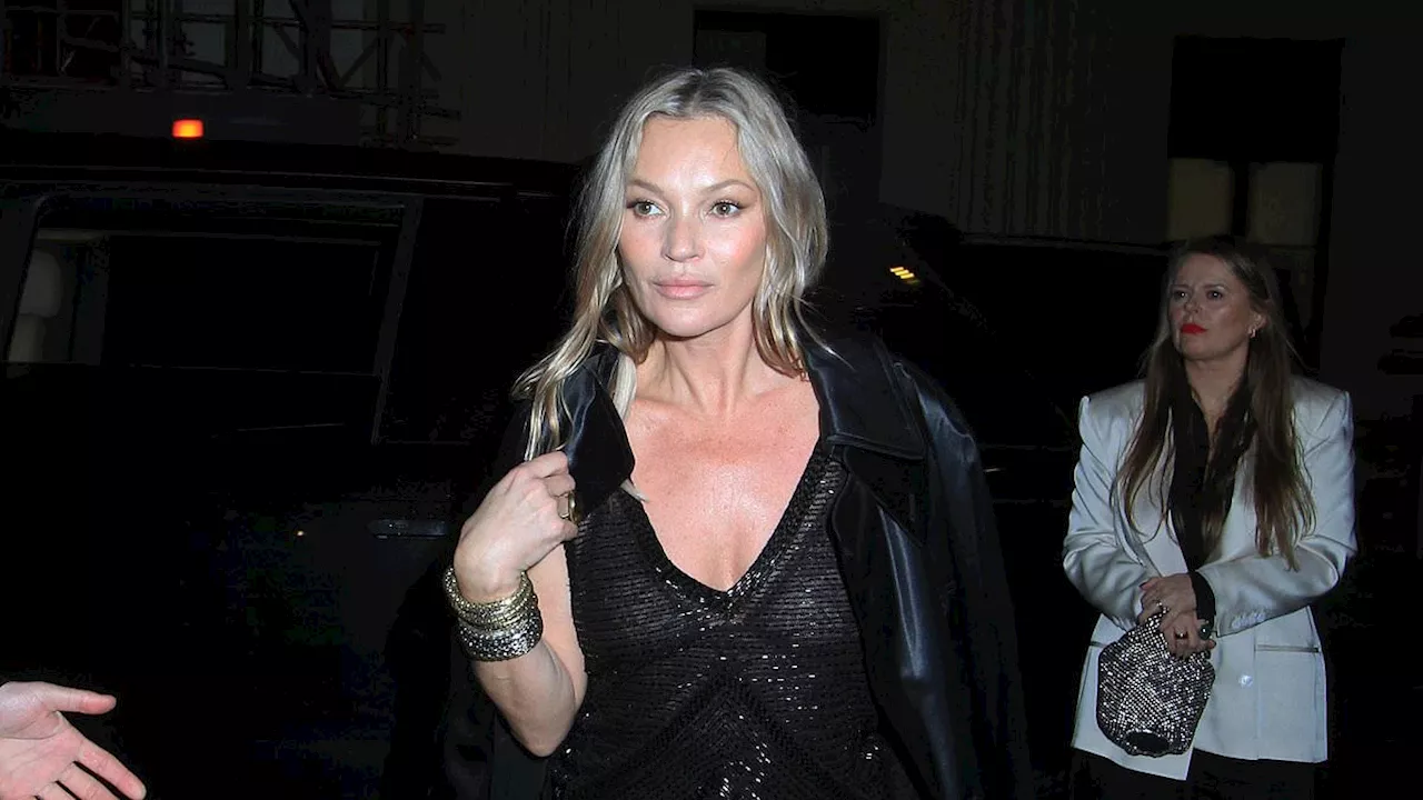 Kate Moss Dazzles at Zara Collection Launch with Nineties Icons