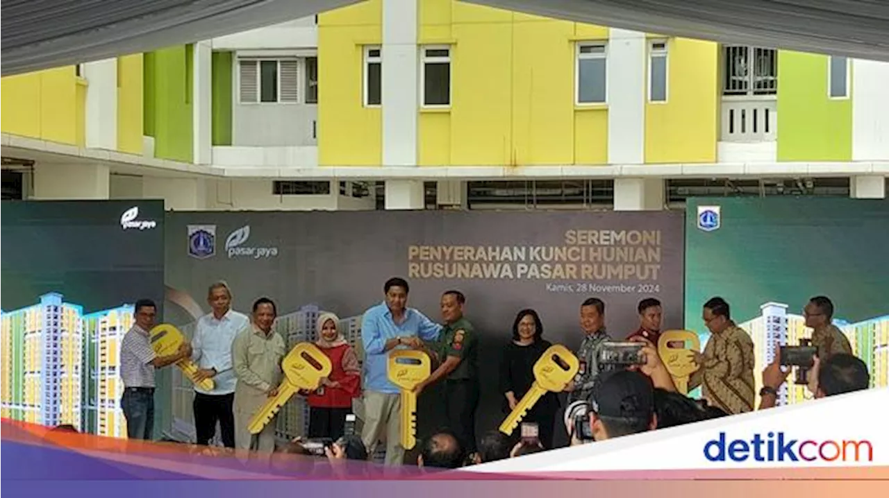 334 Calon Penghuni Rusun Pasar Rumput Sudah Terima Kunci