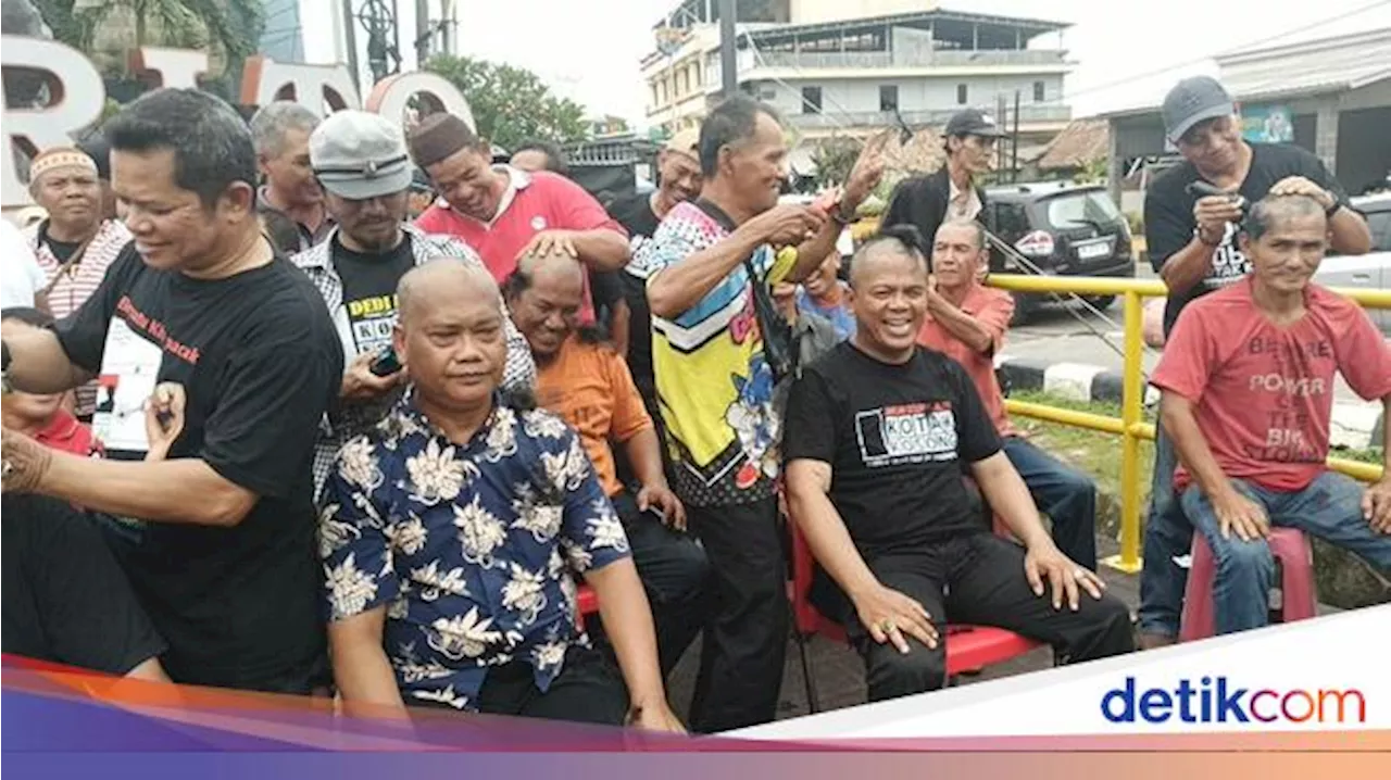 Cerita Relawan Kotak Kosong Pangkalpinang Cukur di Tugu Era Petahana