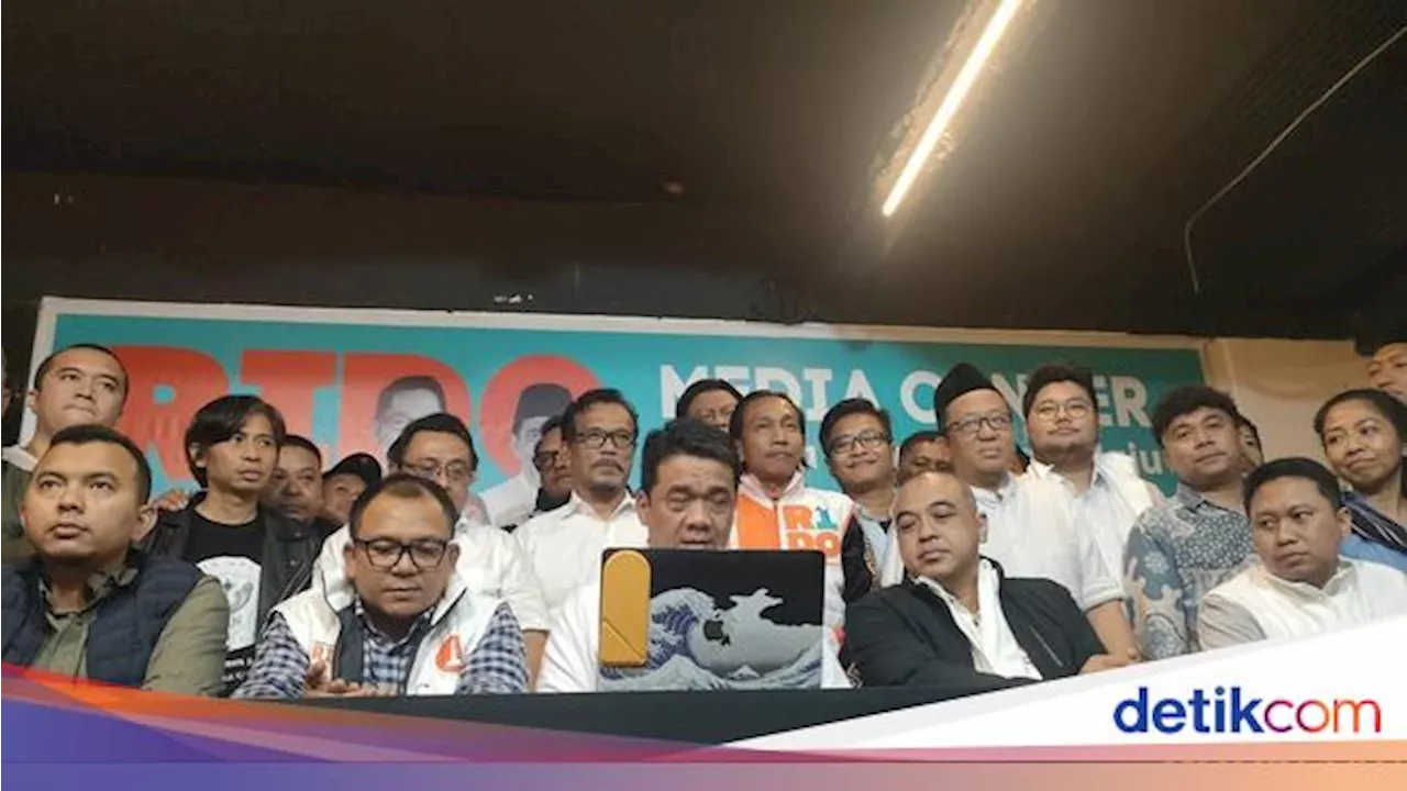 Hasil Hitung Cepat Kalah dari Pramono-Rano, Tim RIDO Duga Ada Kecurangan