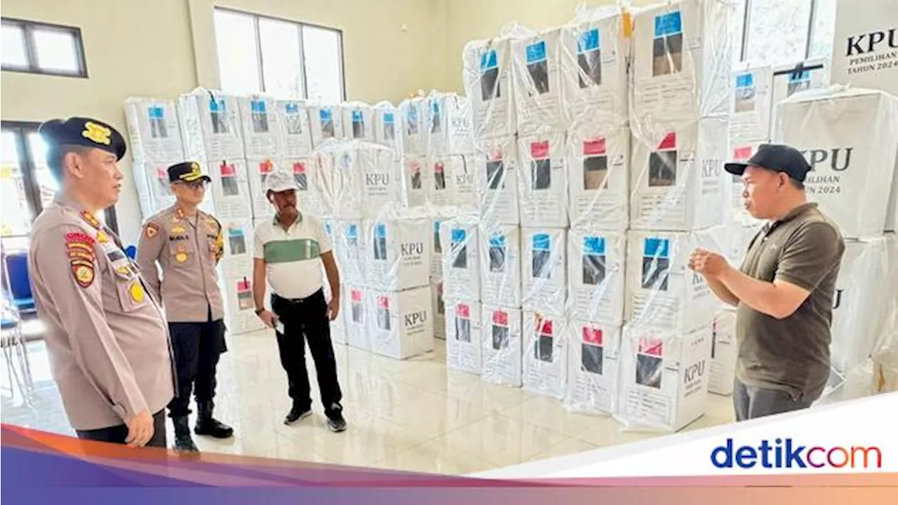 Polisi Pastikan Logistik Pilkada di Inhil Aman, Ada Sampai Perjalanan 3 Jam