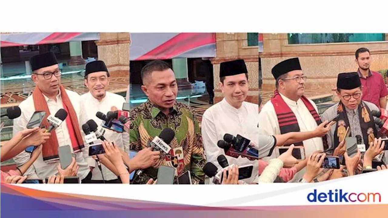 Respons Ridwan Kamil, Dharma Pongrekun, dan Pramono soal Hasil Hitung Cepat