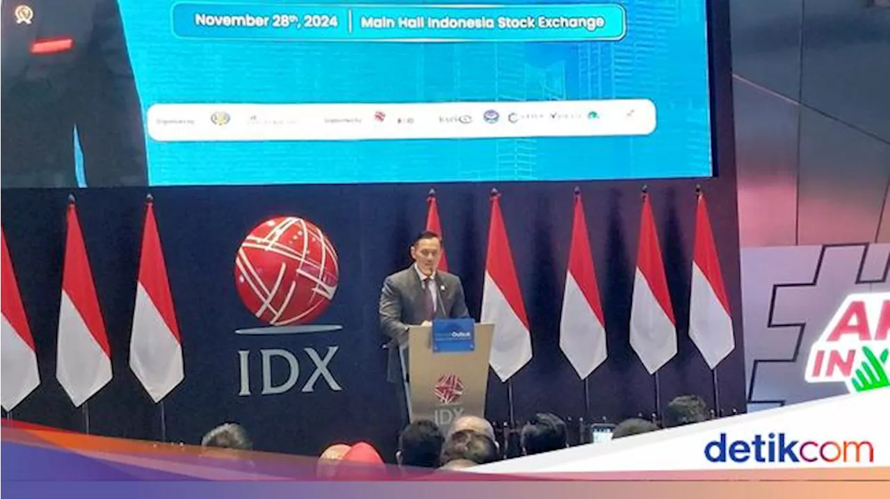 Di Depan Investor, AHY Bicara Target Pertumbuhan Ekonomi 8%