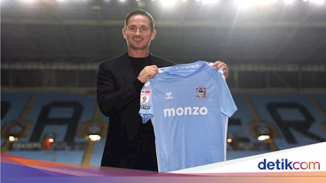 Frank Lampard Jadi Pelatih Klub Championship Coventry City