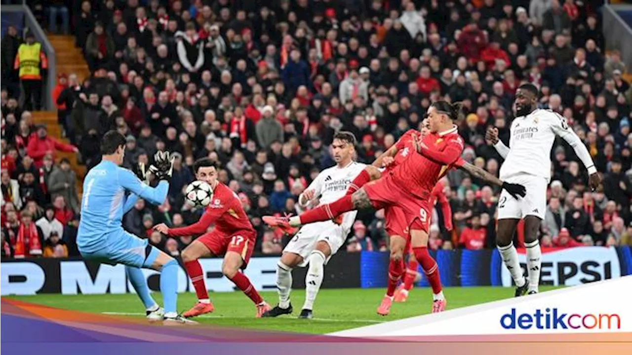 Liverpool Vs Real Madrid Sama Kuat di Babak Pertama