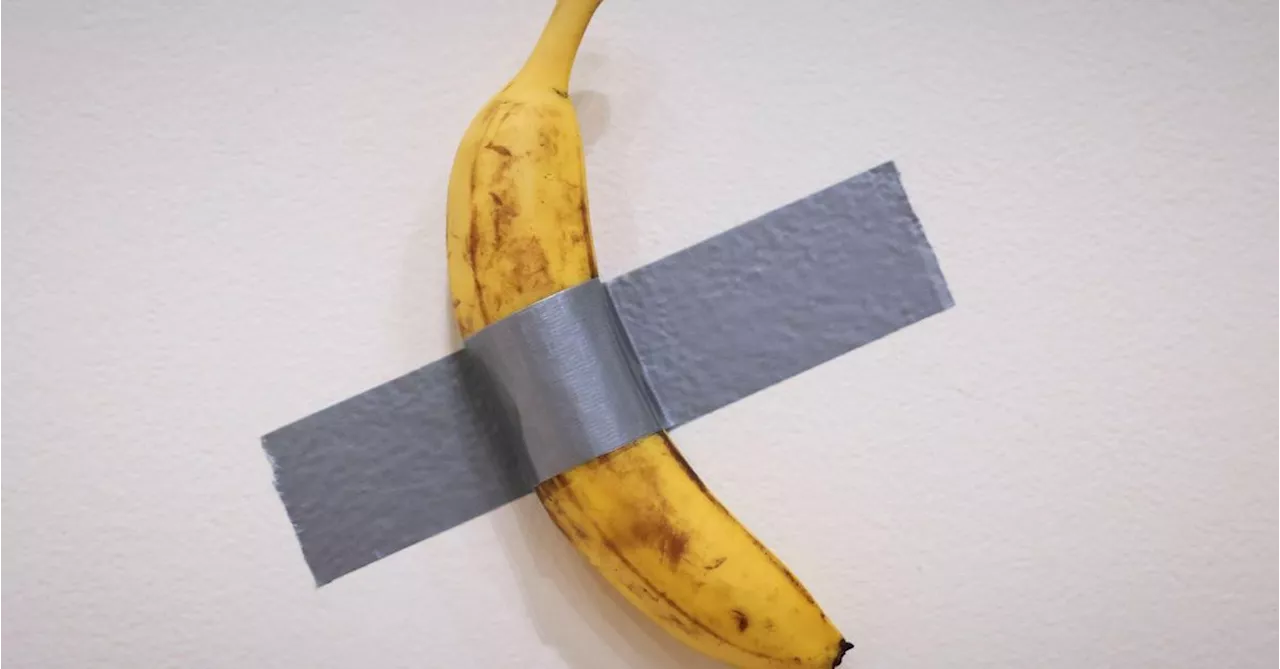 Der Kryptomogul isst seine Banane: Aufregung um Kunstwerk