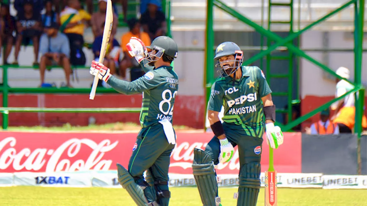 Ghulam's maiden ton helps Pakistan set 304-run target for Zimbabwe in third ODI