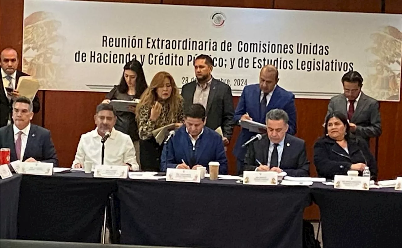 Avanza en comisiones del Senado Ley de Ingresos 2025; pasará al pleno el próximo martes