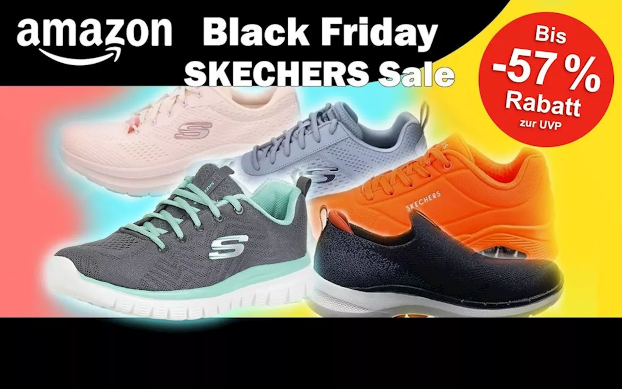 Skechers Hammer Deals zur Black Week bei Amazon: Diese stylischen Sneaker-Modelle jetzt richtig günstig im