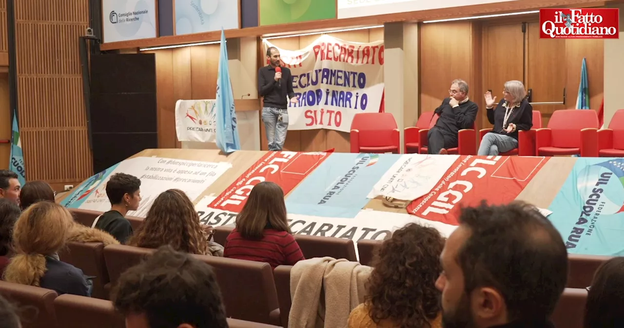 I precari del Cnr occupano la sede del Consiglio Nazionale delle Ricerche: “Staremo qui a oltranza,…